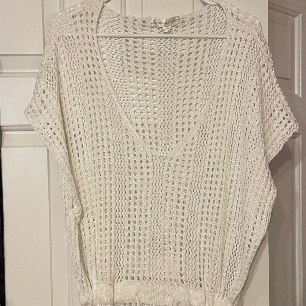 Royal Standard White Crochet Top - Picture 4 of 10